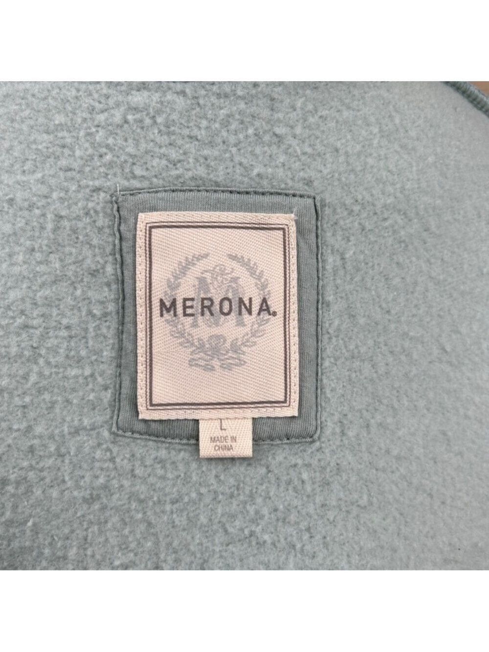 Merona Vintage Pale Blue Car Coat Size L - Picture 5 of 9